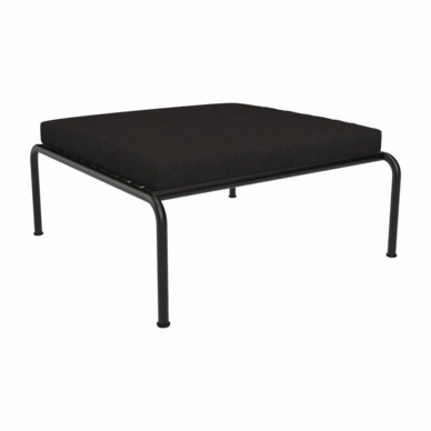 Voetenbank Houe Avon Ottoman Frame Black Cushion Char