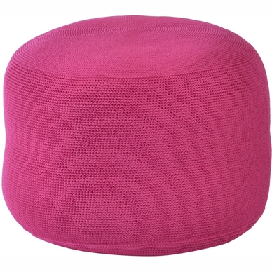 Poef Borek Crochette Fuchsia Ø 53cm