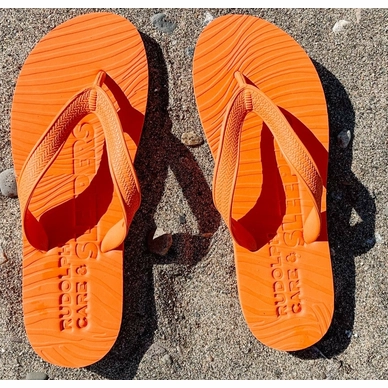 Slipper Sleepers Women Slim Wide Strap Rudolph Care Orange