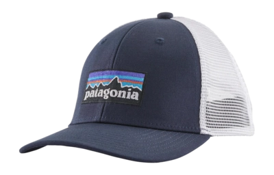 Pet Patagonia Kids Trucker Hat P-6 Logo Navy Blue
