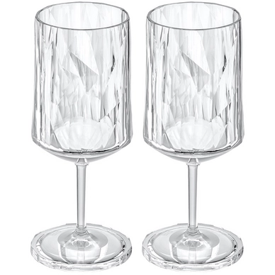 Weingläser Koziol Superglas Club No. 04 300 ml Transparent (Set von 2 Stück)