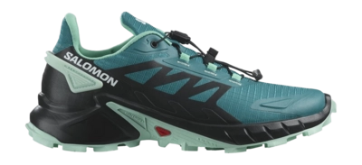 Trailrunning-Schuhe Salomon Supercross 4 Damen Harbor Blue Black Yucca