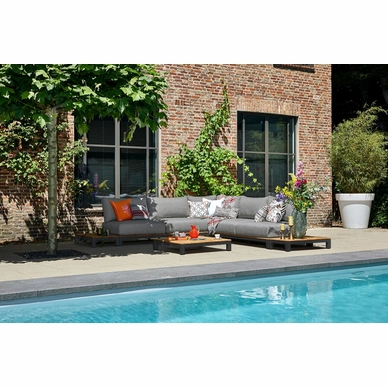 Loungeset Suns Evora Hoekopstelling 2x2 Seater Matt Royal Grey / Light Anthracite (6-delig)