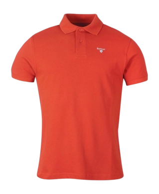 Polo Shirt Barbour Men Sports Paprika