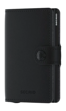 Portemonnaie Secrid Miniwallet Vegan Soft Touch Black