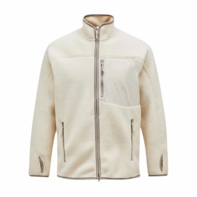Vest Peak Performance Men Pile Zip Jacket Sand Fog