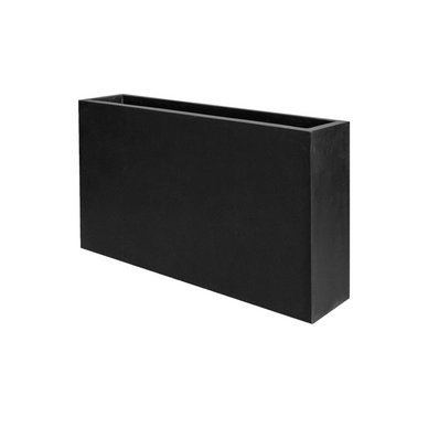 Bloempot Pottery Pots Natural Jort Slim S Black 91 x 20 x 50 cm