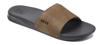 Slipper Reef Men One Slide Grey Tan