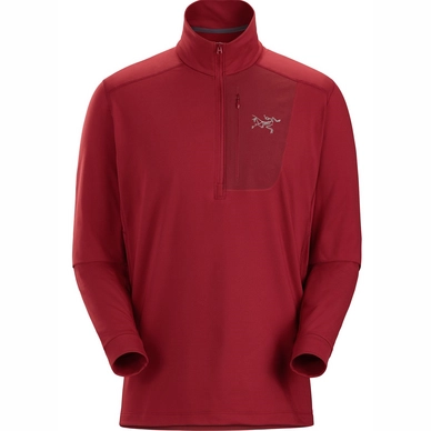 Trui Arc'teryx Men RHO LT Zip Neck Bordeaux