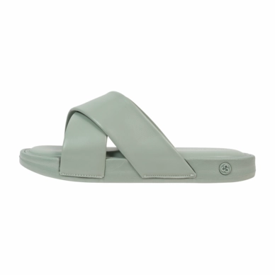 Slippers Romika Women PU Beach Crosstrap Frosty Green
