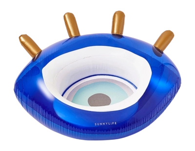 Schwimmring Sunnylife Greek Eye Blue