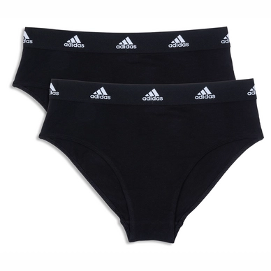 Sous-Vêtement Adidas Femme Bikini Black (Lot de 2)
