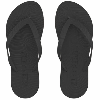 Slipper Sleepers Women Slim Wide Strap Black