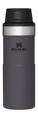 Thermosbeker Stanley The Trigger Action Travel Mug Charcoal 0,35L