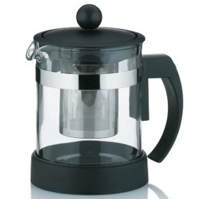 Theepot Kela Auron Zwart 1L