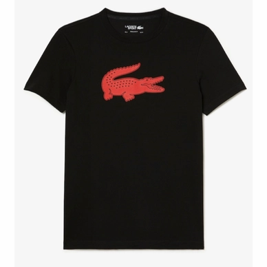 T-Shirt Lacoste Men TH2042 Black/Corrida