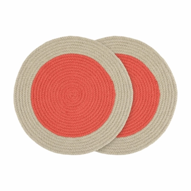 Placemat Remember Katoen Raspberry (Set van 2)