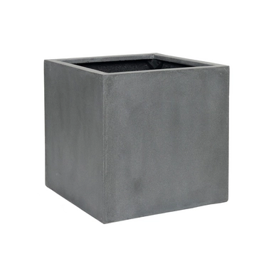 Bloempot Pottery Pots Natural Block XL Grey 60 x 60 x 60 cm