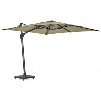 Parasol Suns Palmoli Matt Royal Grey / Forest Green 300 x 300 cm