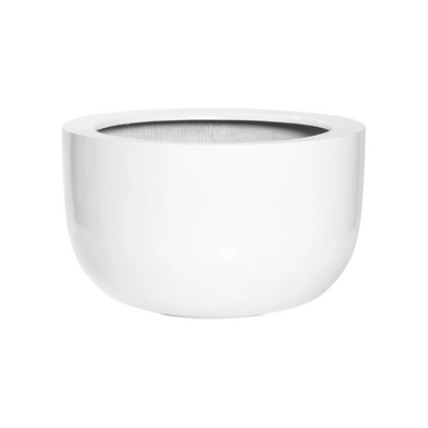 Bloempot Pottery Pots Essential Sunny L Glossy White 45 x 27 cm