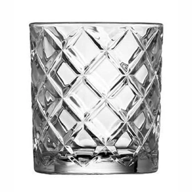 Whiskyglas Lyngby Diamond 350 ml Clear (6-delig)