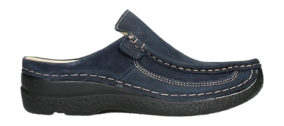Klomp Wolky Women Roll Slide Antique Blue