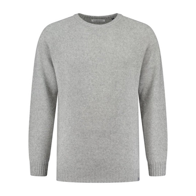 Longsleeve Blue Loop Men Woolcel Pullover Grey Melange