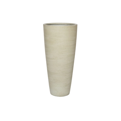 Bloempot Pottery Pots Cement and Stone Dax L Beige Washed 37 x 80 cm