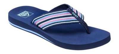 Slipper Reef Women Spring Woven Peacoat Stripe