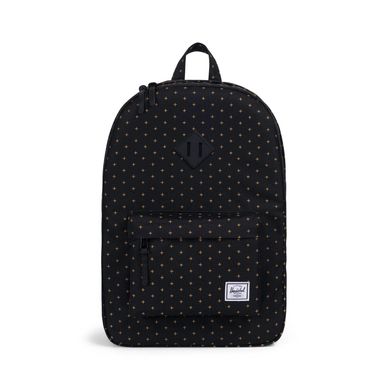 Rugzak Herschel Supply Co. Heritage Black Gridlock Gold