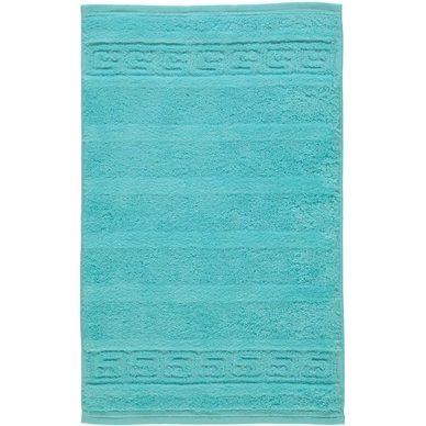Gastendoek Cawö Noblesse Turquase (set van 6)