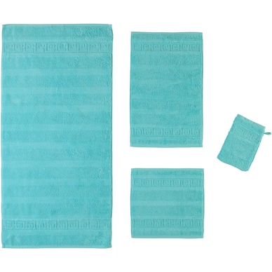 Gastendoek Cawö Noblesse Turquase (set van 6)