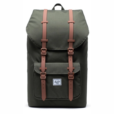 Rugzak Herschel Supply Co. Little America Dark Olive Saddle Brown