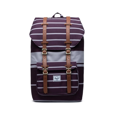 Rugzak Herschel Supply Co. Little America Prep Stripe Blackberry Wine