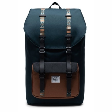 Rugzak Herschel Supply Co. Little America Scarab Black Saddle