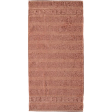 Asciugamano Cawö Noblesse Uni 50 x 100 cm, Set da 3 pezzi, Cannella