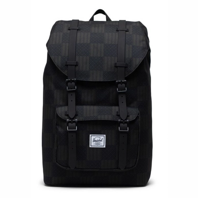 Rugzak Herschel Supply Co. Little America Mid-Volume Black Checkered Textile