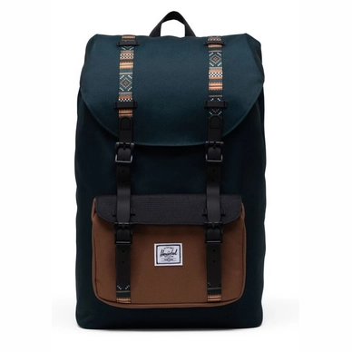 Sac à Dos Herschel Supply Co. Little America Mid-Volume Scarab Black Saddle