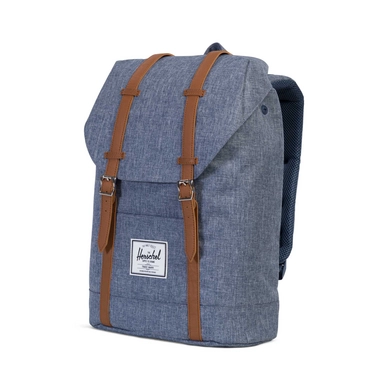 Rugzak Herschel Supply Co. Retreat Dark Chambray Crosshatch Tan