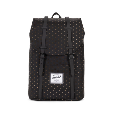 Rugzak Herschel Supply Co. Retreat Black Gridlock Gold
