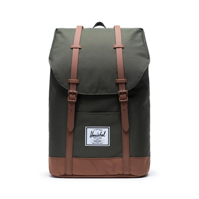 Rugzak Herschel Supply Co. Retreat Dark Olive Saddle Brown