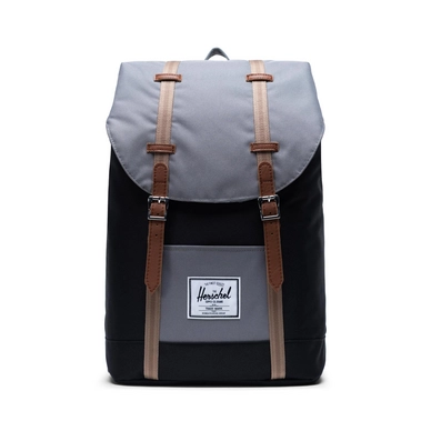 Rucksack Herschel Supply Co. Retreat Black Grey Pine Bark Tan