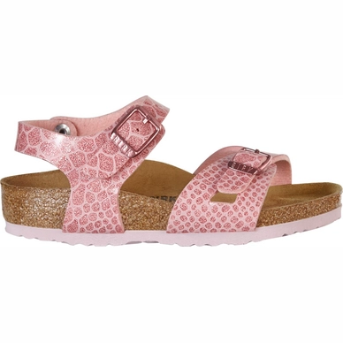 Sandales Birkenstock Kids Rio BF Magic Snake Rose Regular
