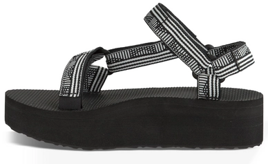 Teva Women Flatform Universal Campo Black White
