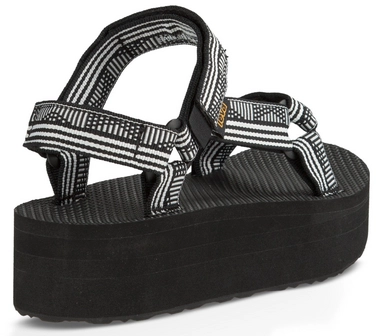 Teva Women Flatform Universal Campo Black White