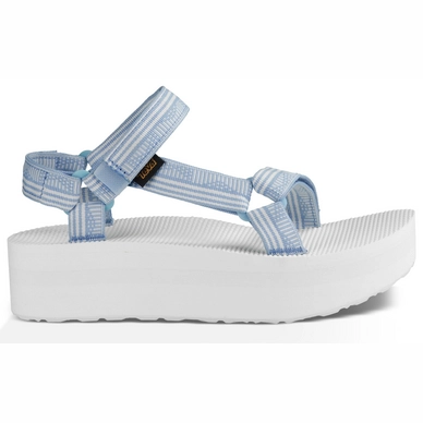 Sandals Teva Women Flatform Universal Campo Powder Blue