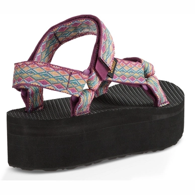 Teva Women Flatform Universal Miramar Fade Dark Purple Multi