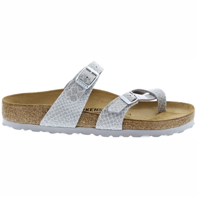 Slipper Birkenstock Mayari BF Magic Snake Silver Regular