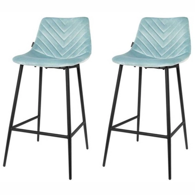 Barstoel Riverdale Lynn Mint 96 cm (set van 2)