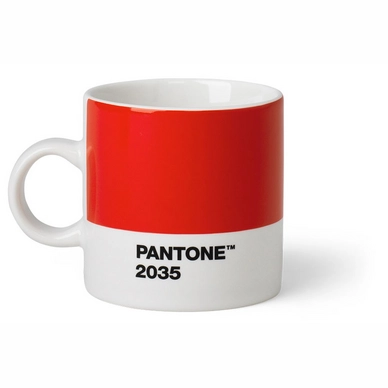 Espressokop Copenhagen Design Pantone Red 120 ml